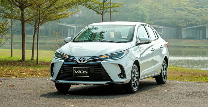 Bảng giá xe Toyota Vios kèm ưu đãi mới nhất tháng 01/2023