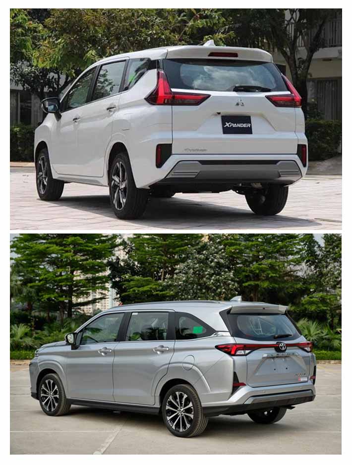 So Sánh Mitsubishi Xpander 2022 Và Toyota Veloz Cross 2022