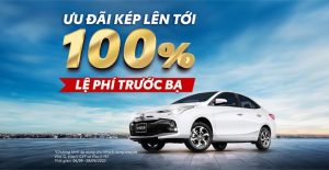 Toyota Vios "chơi lớn", giảm 100% lệ phí trước bạ