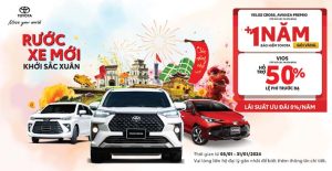 Toyota Hưng Yên Khuyến Mại Hấp Dẫn Cho Loạt Xe Trong Tháng 1/2024