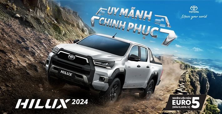 Toyota Hilux 2024 Ra Mắt – Chi Tiết Thông Số Kỹ Thuật, Giá Lăn Bánh